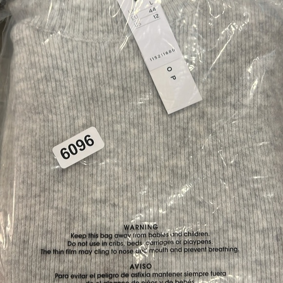 TOP SHOP | Midi dress | Grey Sleeveless Sweater | Size 12 | NWT - Picture 9 of 9